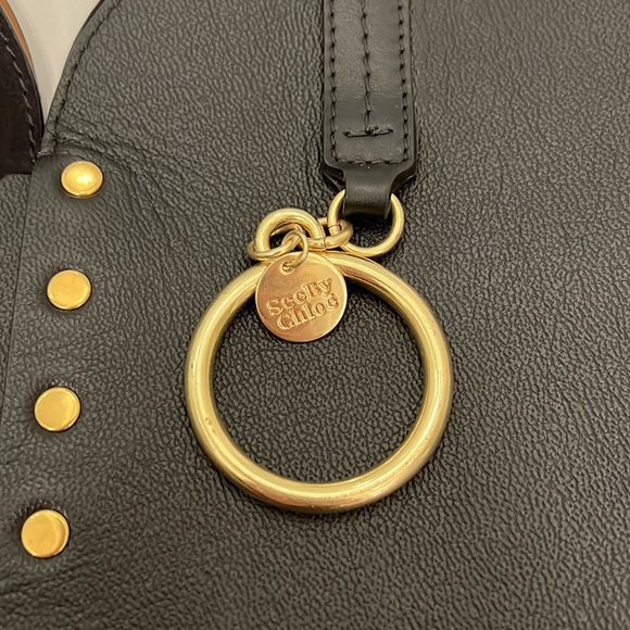 See by Chloe Gaia Large Carry All Tote in Black. - Picture 2 of 6